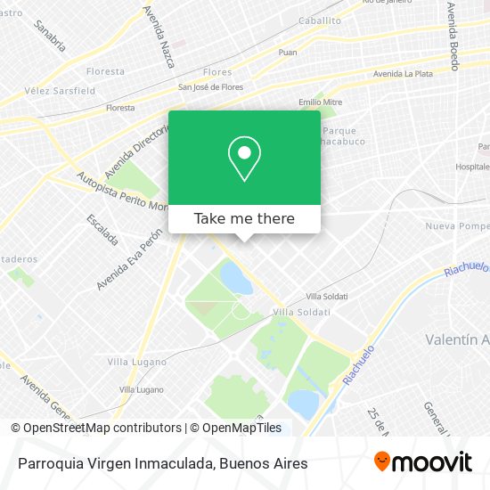 Mapa de Parroquia Virgen Inmaculada