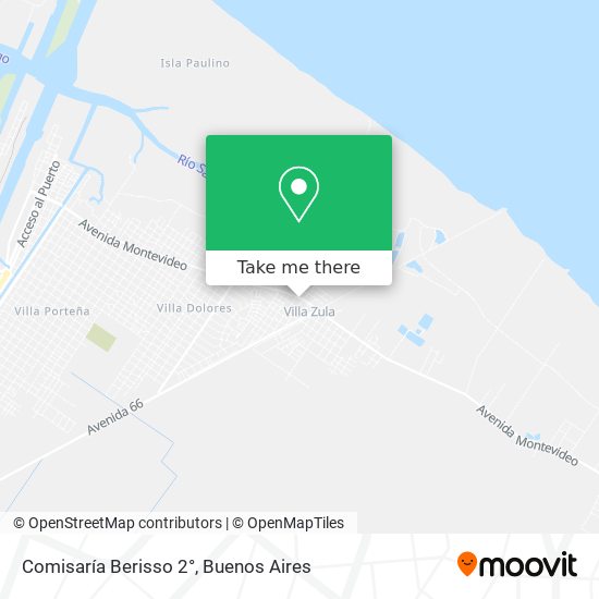 Mapa de Comisaría Berisso 2°