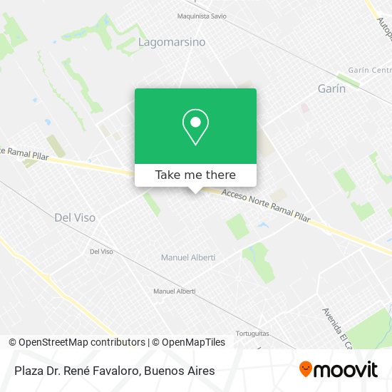 Plaza Dr. René Favaloro map