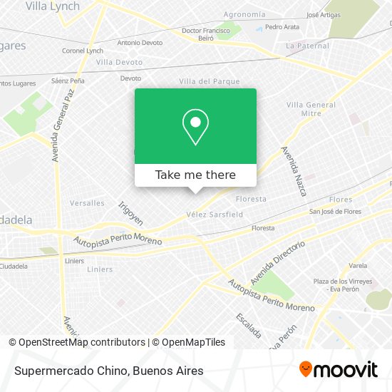 Supermercado Chino map