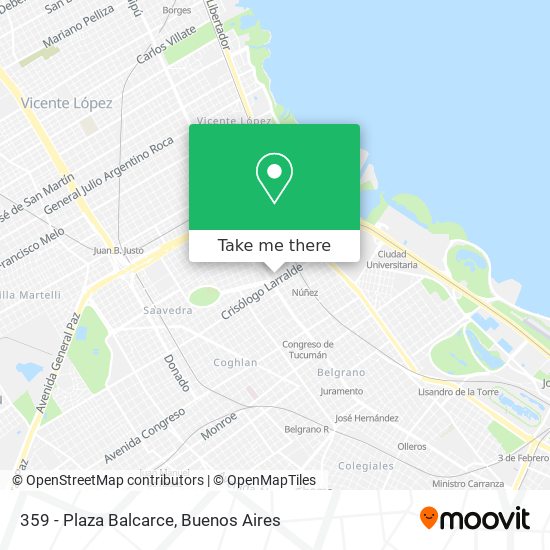 359 - Plaza Balcarce map