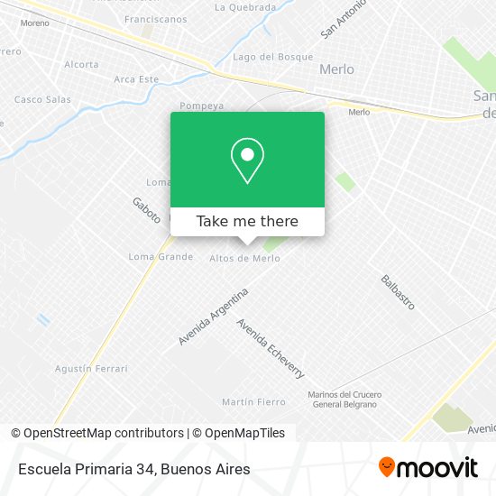 Escuela Primaria 34 map
