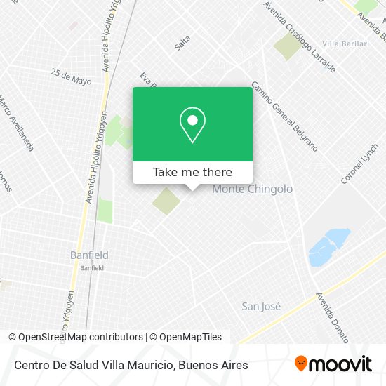 Mapa de Centro De Salud Villa Mauricio