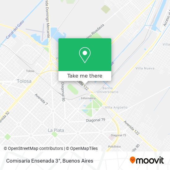 Mapa de Comisaría Ensenada 3°