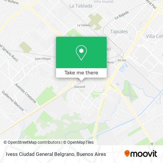 Mapa de Ivess Ciudad General Belgrano