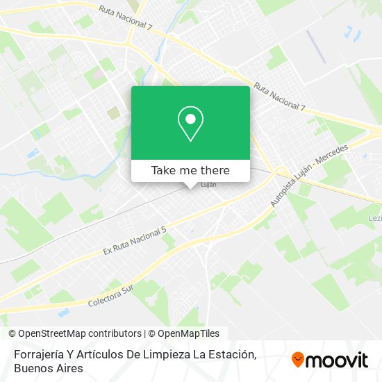Mapa de Forrajería Y Artículos De Limpieza La Estación