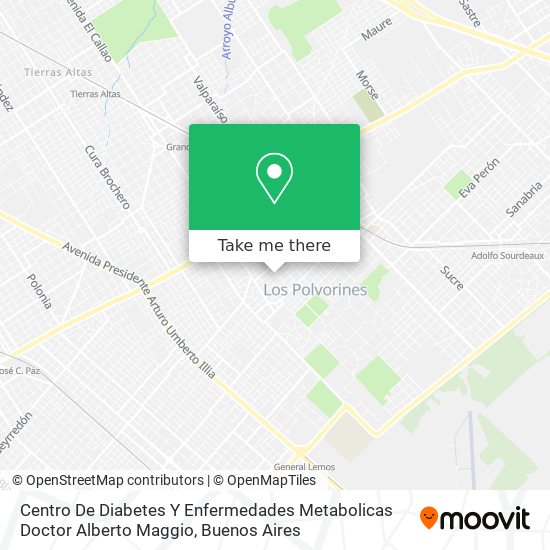 Centro De Diabetes Y Enfermedades Metabolicas Doctor Alberto Maggio map