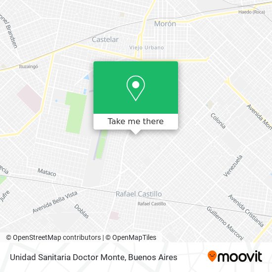 Unidad Sanitaria Doctor Monte map