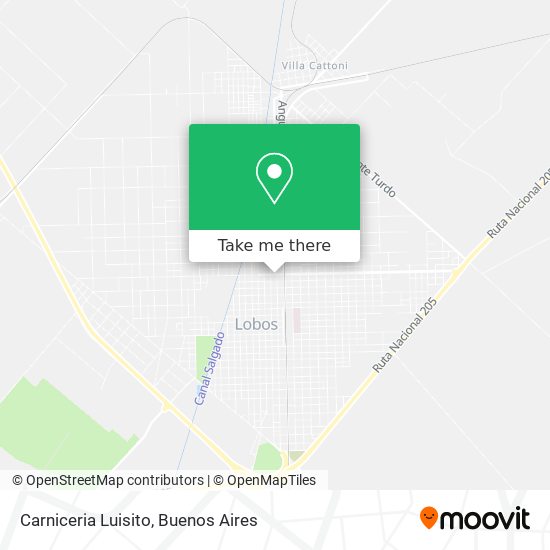 Mapa de Carniceria Luisito