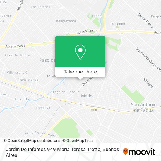 Jardín De Infantes 949 María Teresa Trotta map