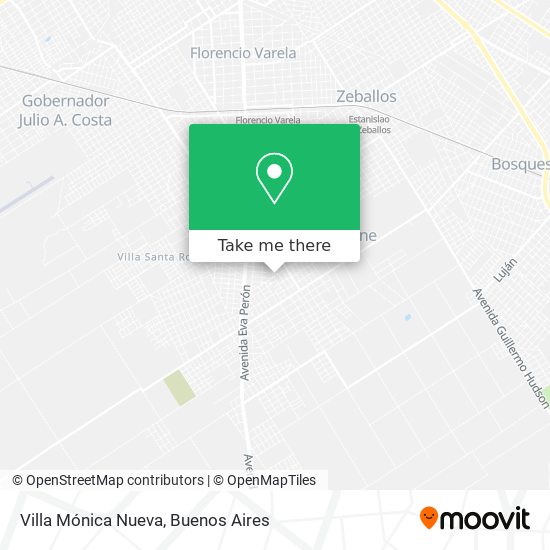 Villa Mónica Nueva map