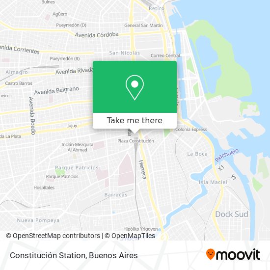 Mapa de Constitución Station