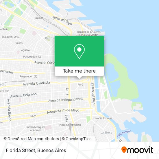 Florida Street map