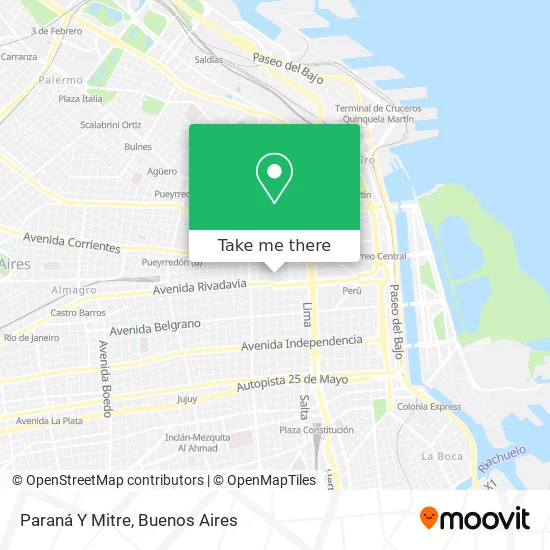 Mapa de Paraná Y Mitre