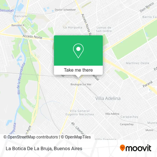 La Botica De La Bruja map