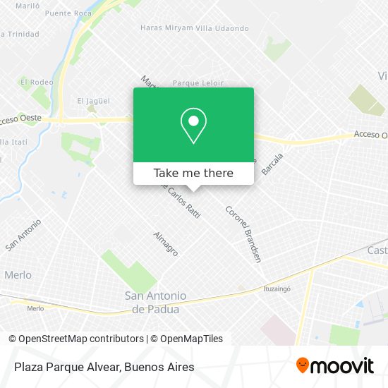 Plaza Parque Alvear map