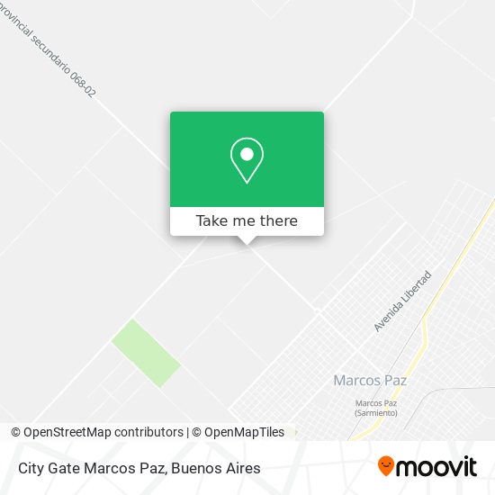 City Gate Marcos Paz map