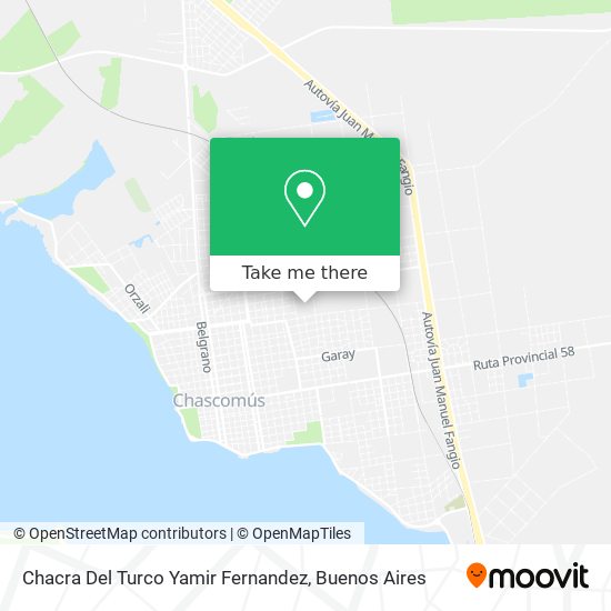 Mapa de Chacra Del Turco Yamir Fernandez