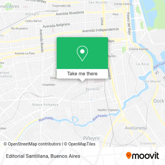 Mapa de Editorial Santillana