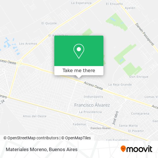 Mapa de Materiales Moreno