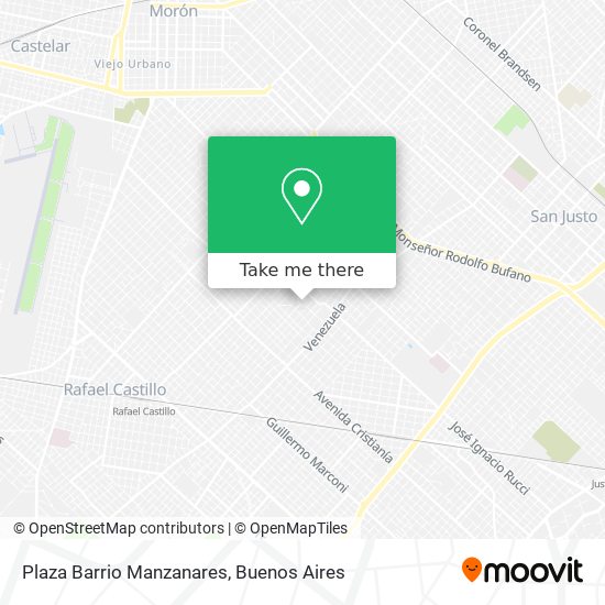 Plaza Barrio Manzanares map