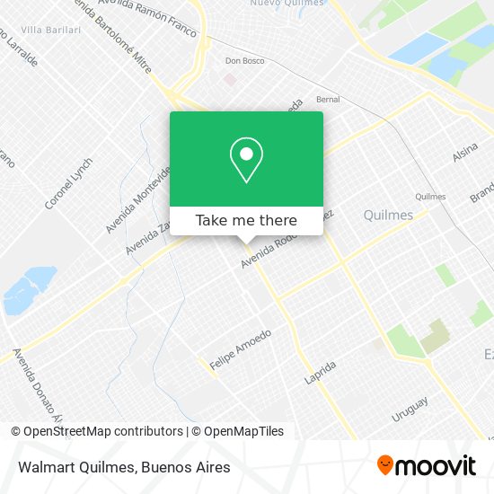 Walmart Quilmes map