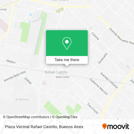 Mapa de Plaza Vecinal Rafael Castillo