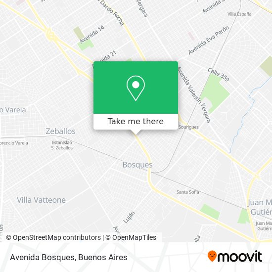 Avenida Bosques map