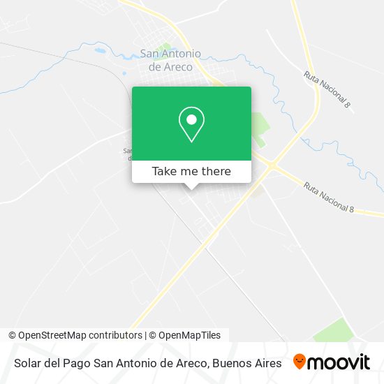 Solar del Pago San Antonio de Areco map