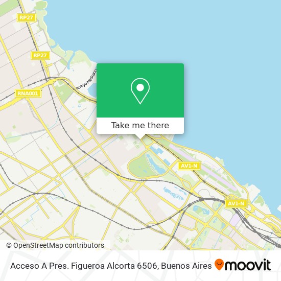 Acceso A Pres. Figueroa Alcorta 6506 map