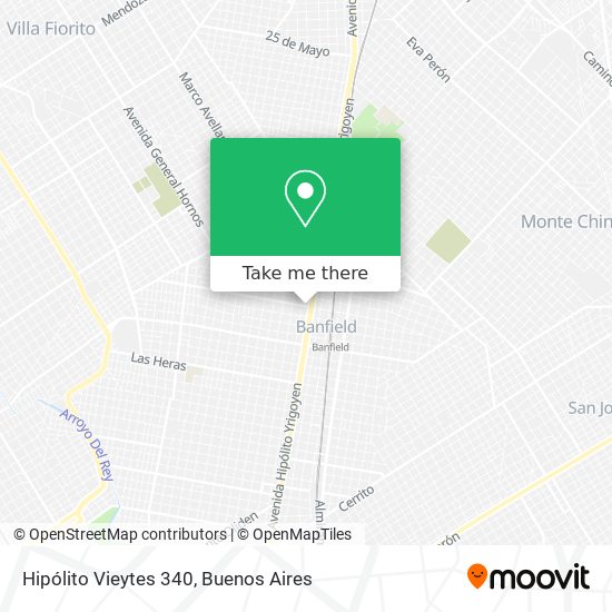 Hipólito Vieytes 340 map