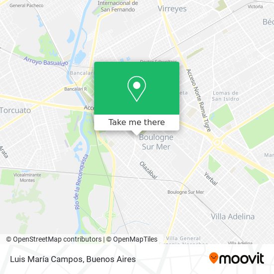 Mapa de Luis María Campos
