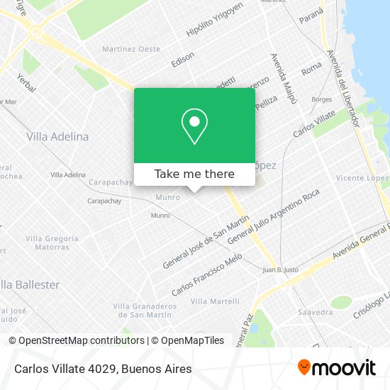 Carlos Villate 4029 map