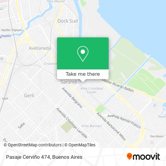 Pasaje Cerviño 474 map