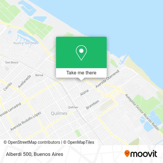 Alberdi 500 map