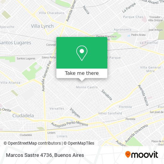 Marcos Sastre 4736 map