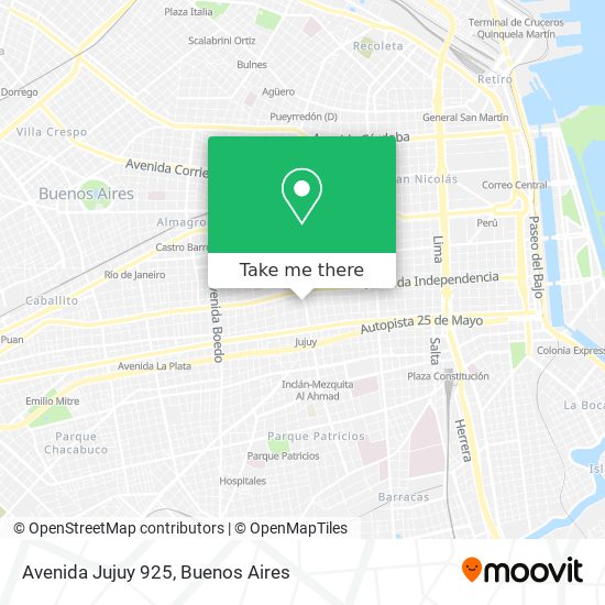 Avenida Jujuy 925 map