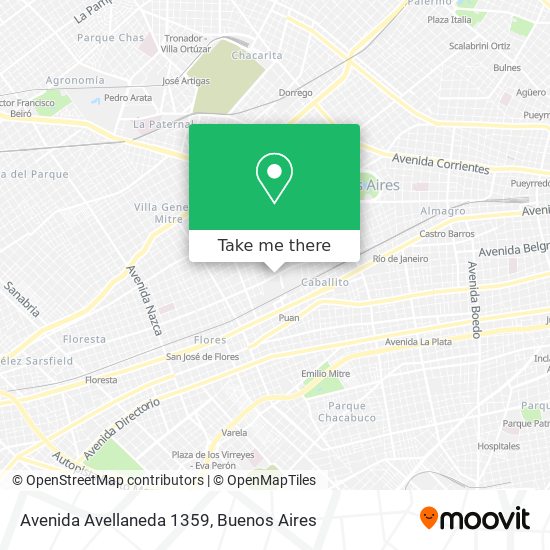 Avenida Avellaneda 1359 map
