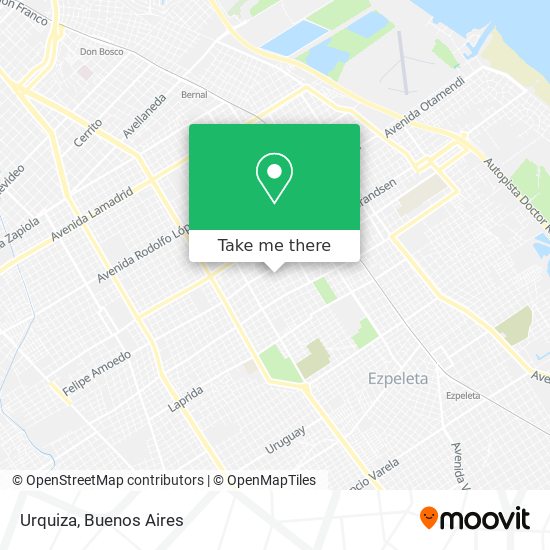 Urquiza map