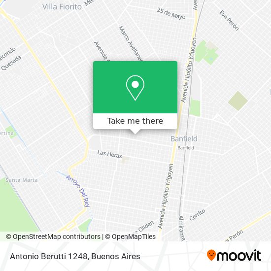 Antonio Berutti 1248 map