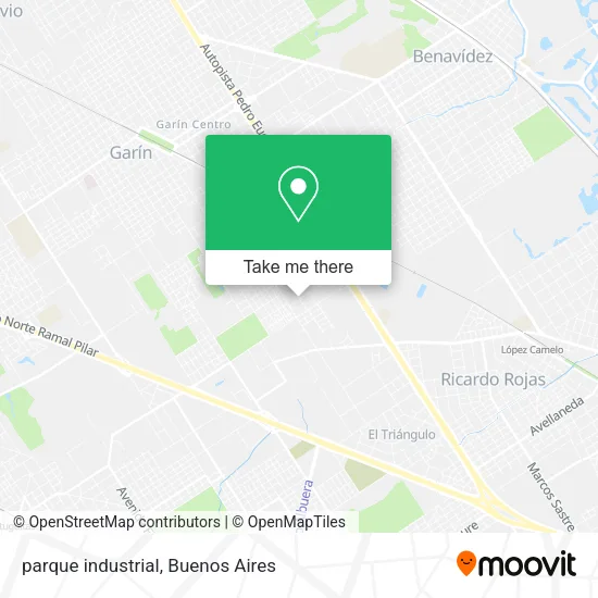 parque industrial map