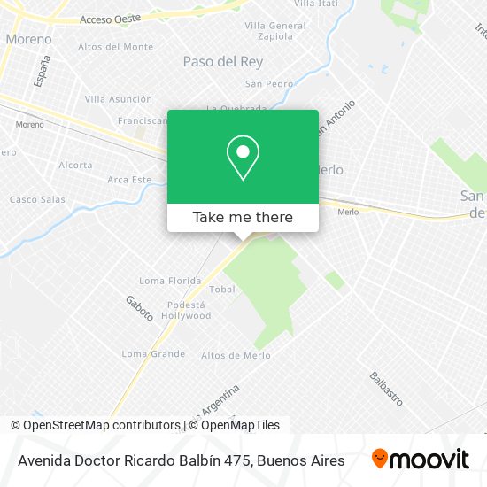 Avenida Doctor Ricardo Balbín 475 map