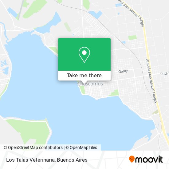 Los Talas Veterinaria map