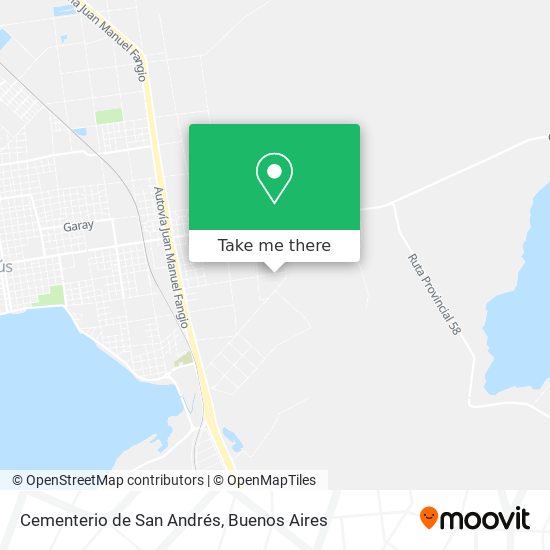 Mapa de Cementerio de San Andrés