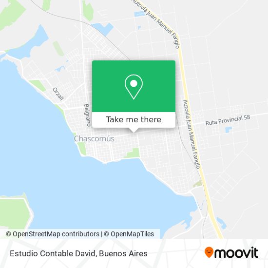 Estudio Contable David map