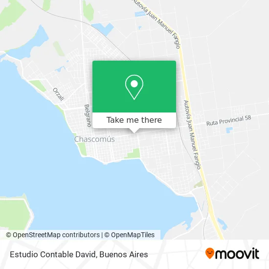 Estudio Contable David map