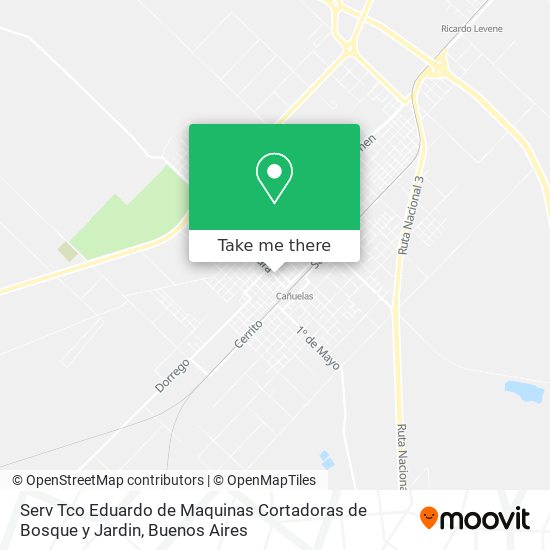 Serv Tco Eduardo de Maquinas Cortadoras de Bosque y Jardin map