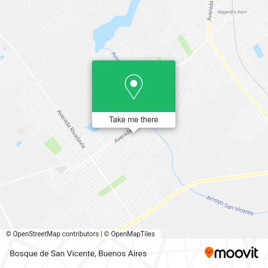 Mapa de Bosque de San Vicente