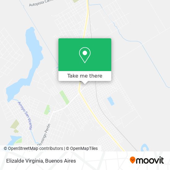 Elizalde Virginia map