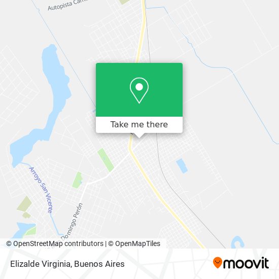 Mapa de Elizalde Virginia